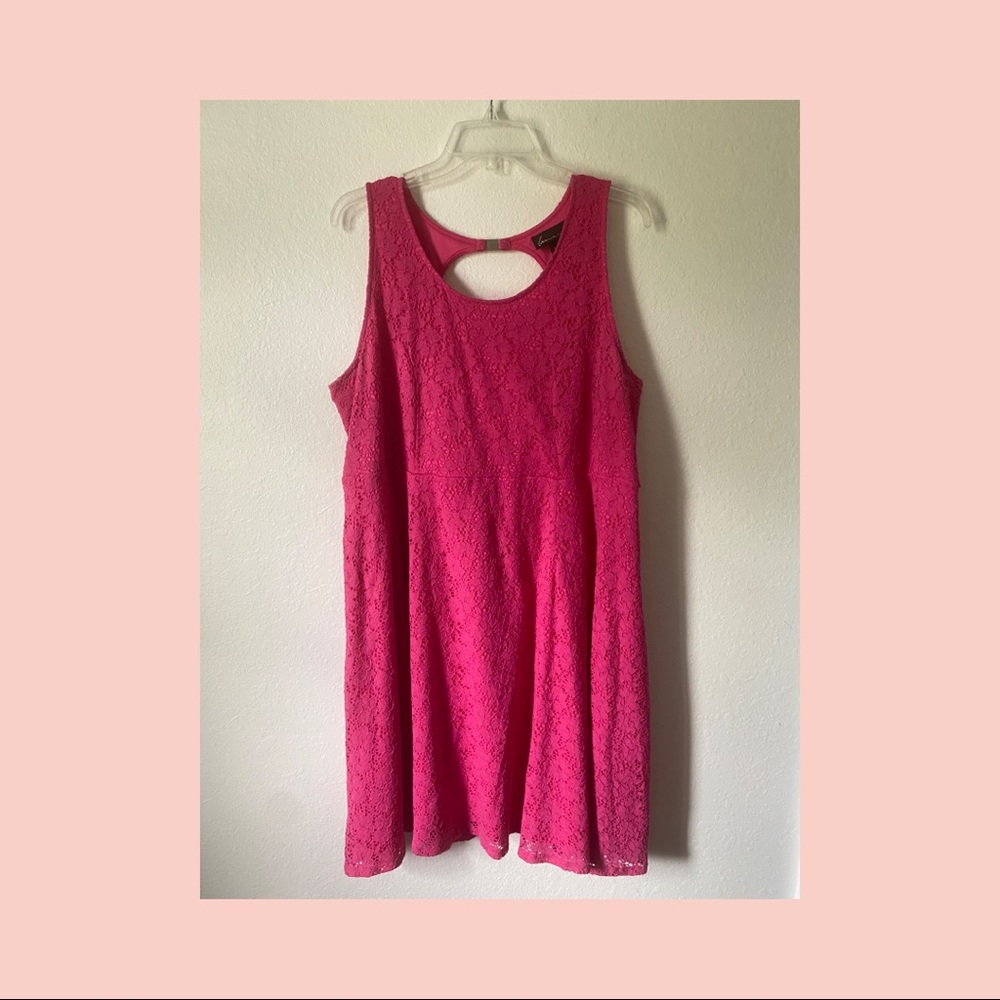 Lane Bryant- Pink Sleeveless Knit Dress 20